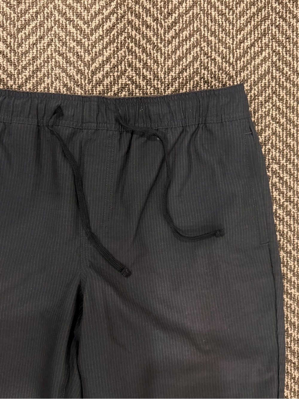 Hang Ten Men's Navy Elastic Waist Athletic Shorts - Picture 2 of 7